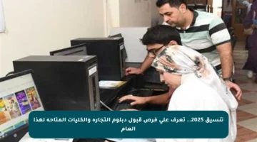 تنسيق 2025.. تعرف على فرص قبول دبلوم التجارة والكليات المتاحة لهذا العام